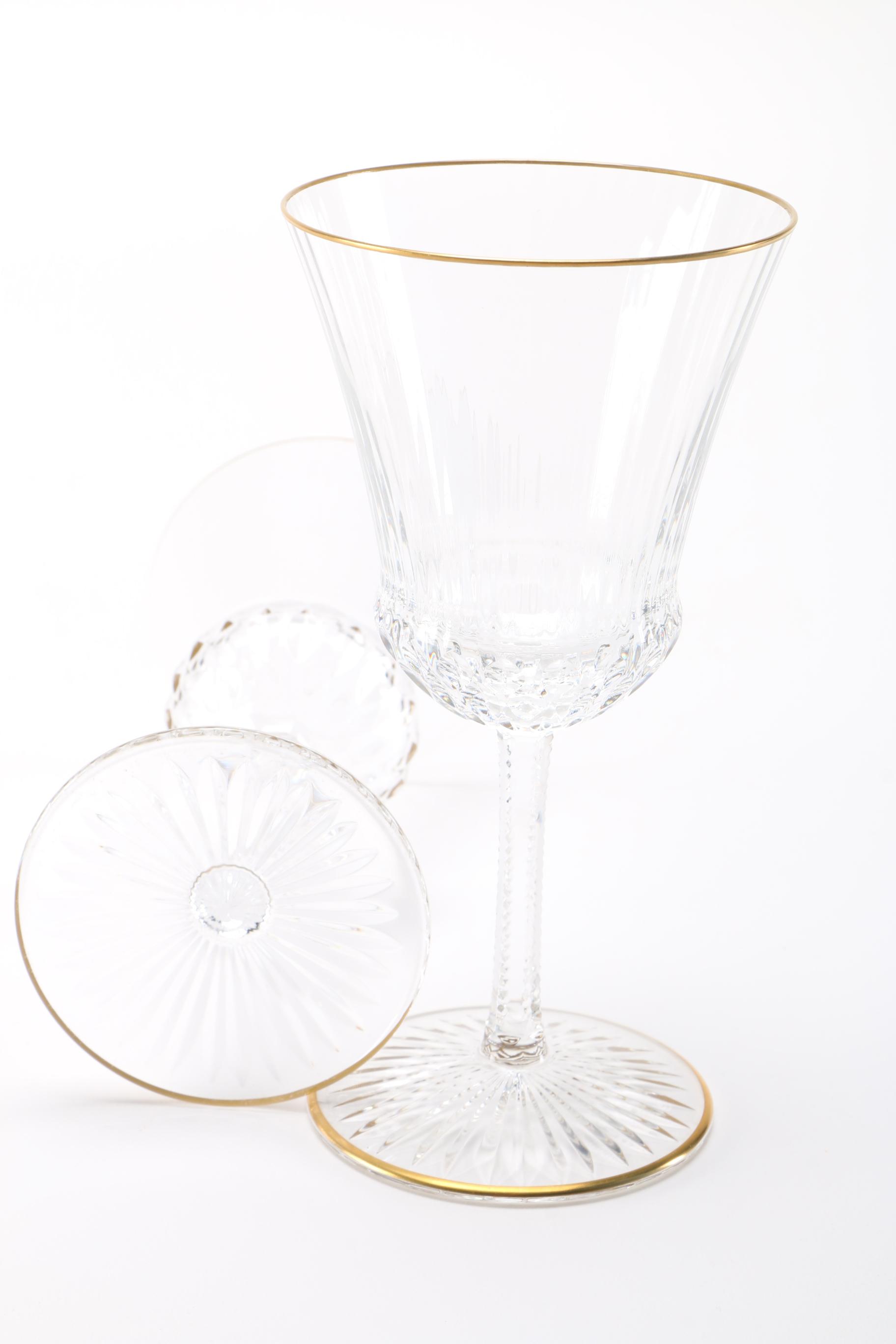 Vintage Saint Louis Cristallier Depuis Glasses
