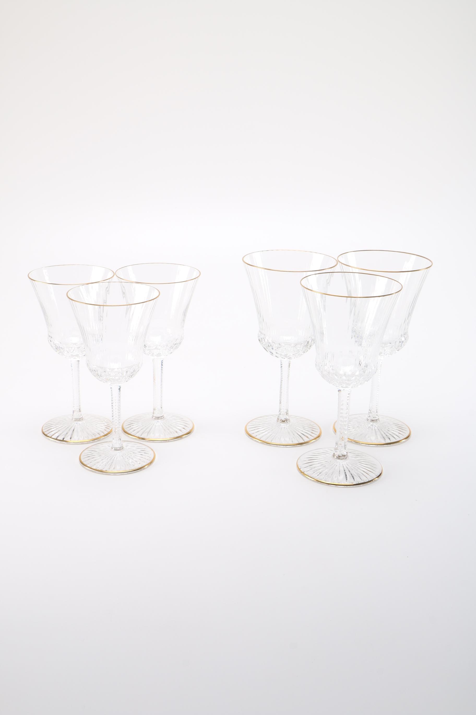 Vintage Saint Louis Cristallier Depuis Glasses