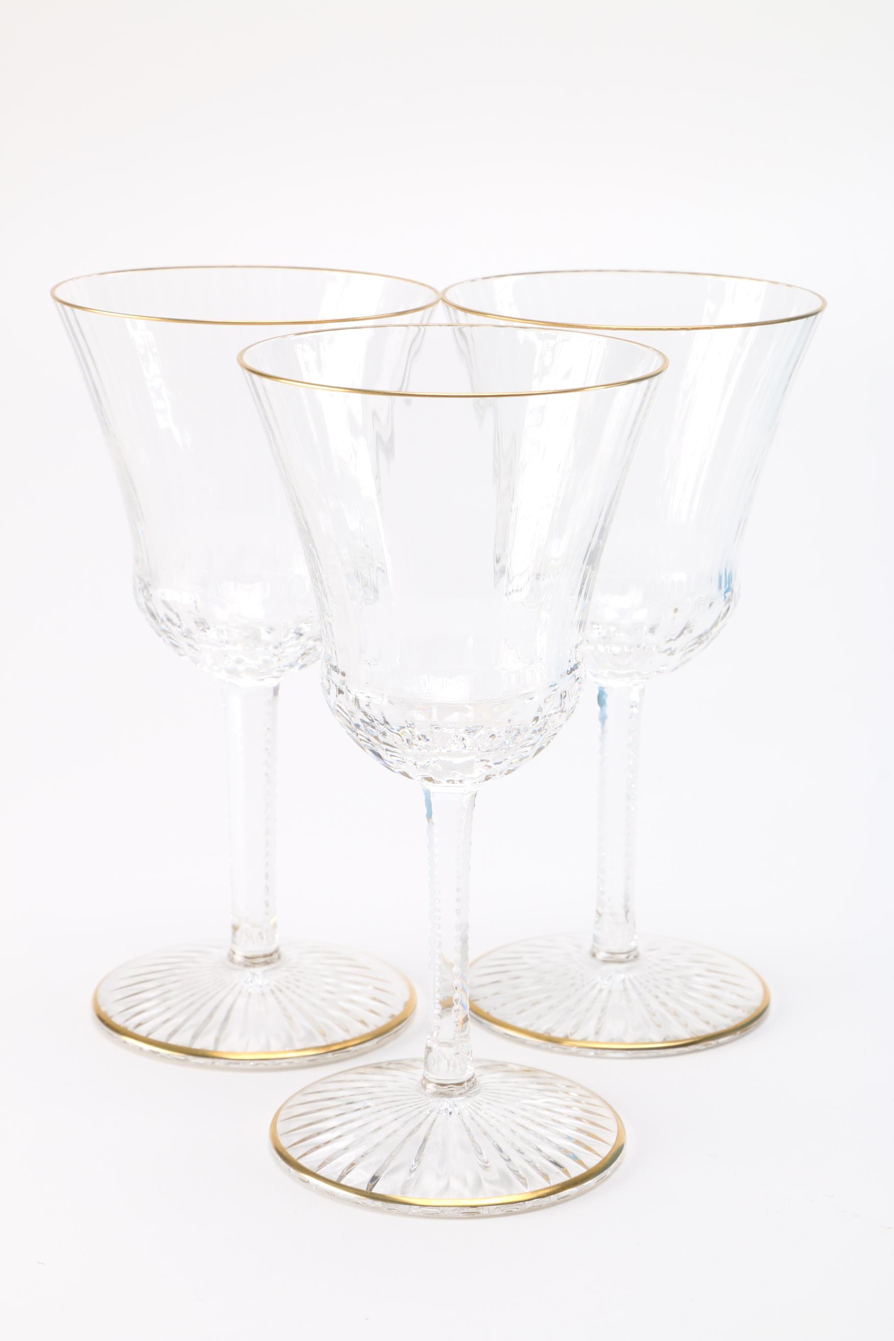 Vintage Saint Louis Cristallier Depuis Glasses