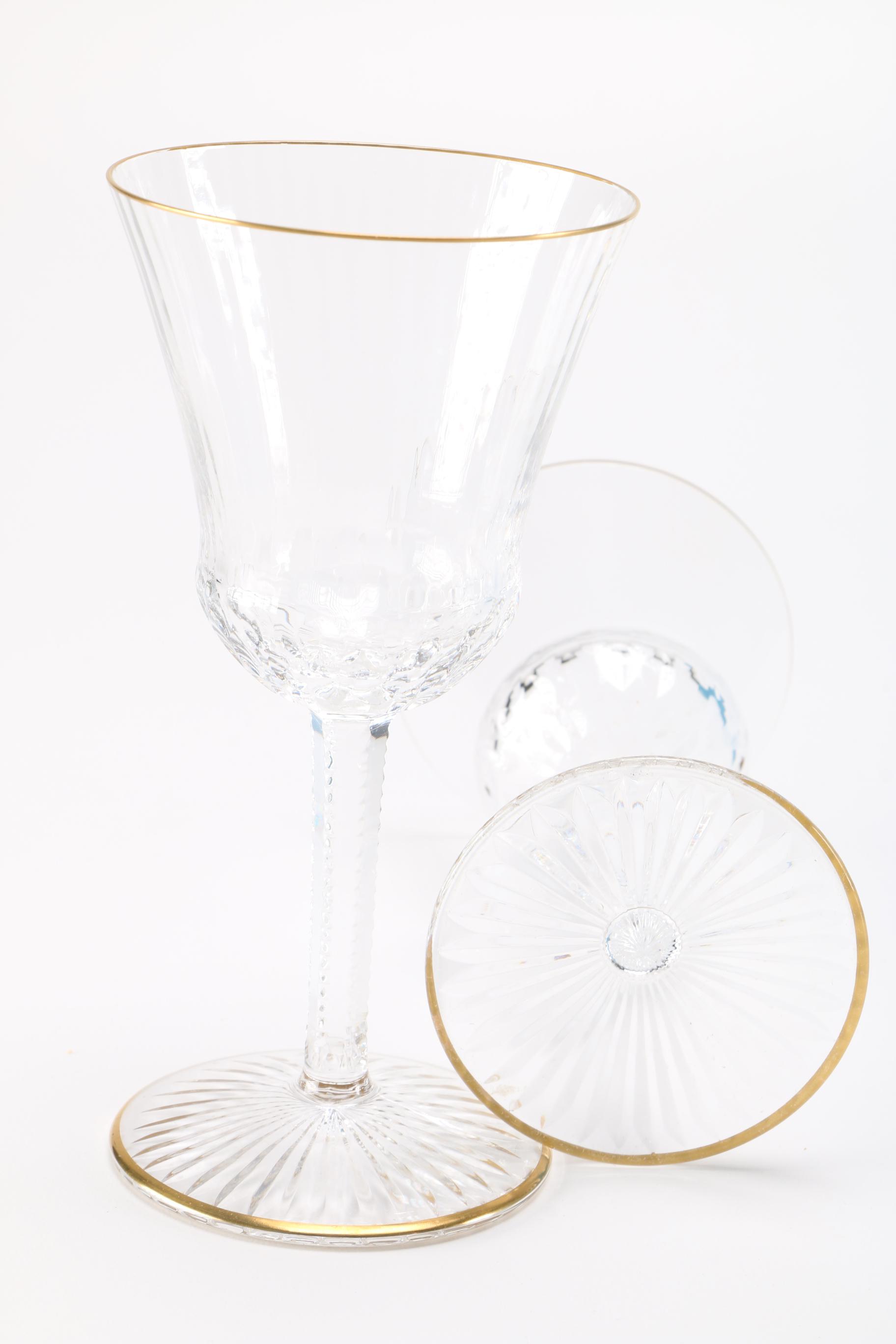 Vintage Saint Louis Cristallier Depuis Glasses