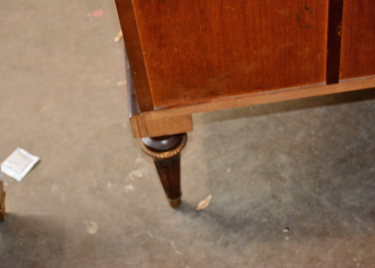 Vintage French Mahogany Sideboard with Marble top