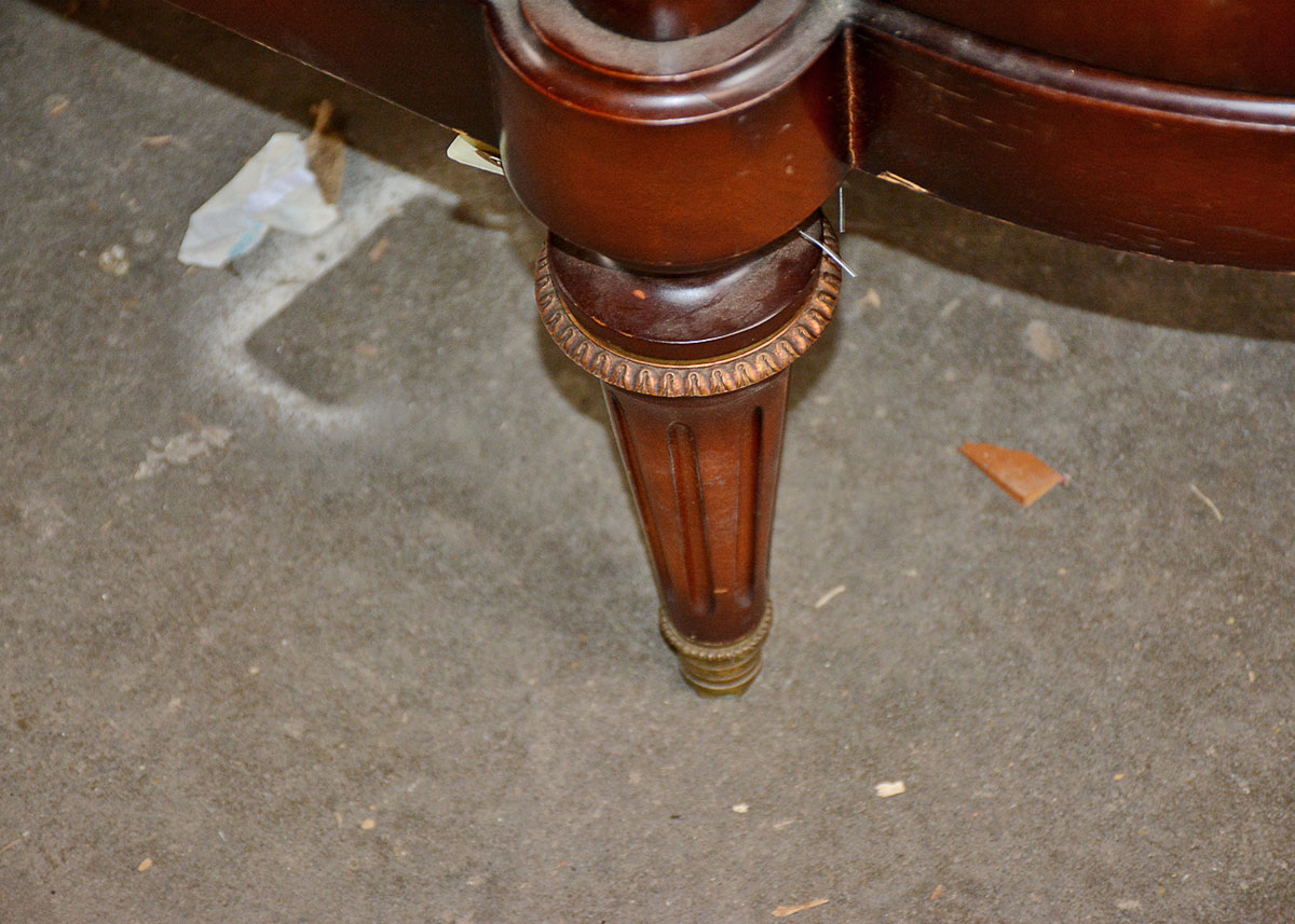 Vintage French Mahogany Sideboard with Marble top