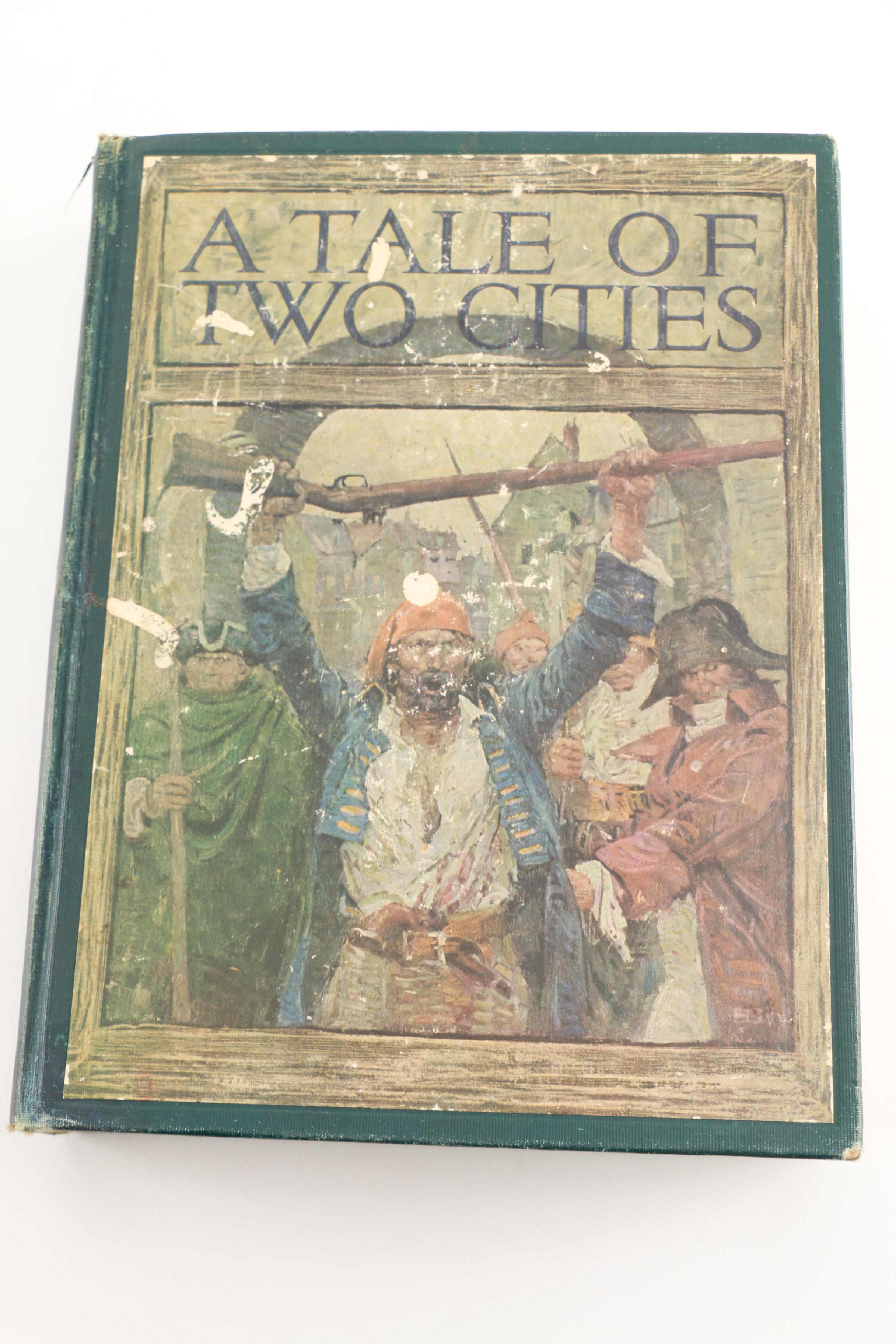 "A Tale of Two Cities" With Original Harvey Dunn Sketch