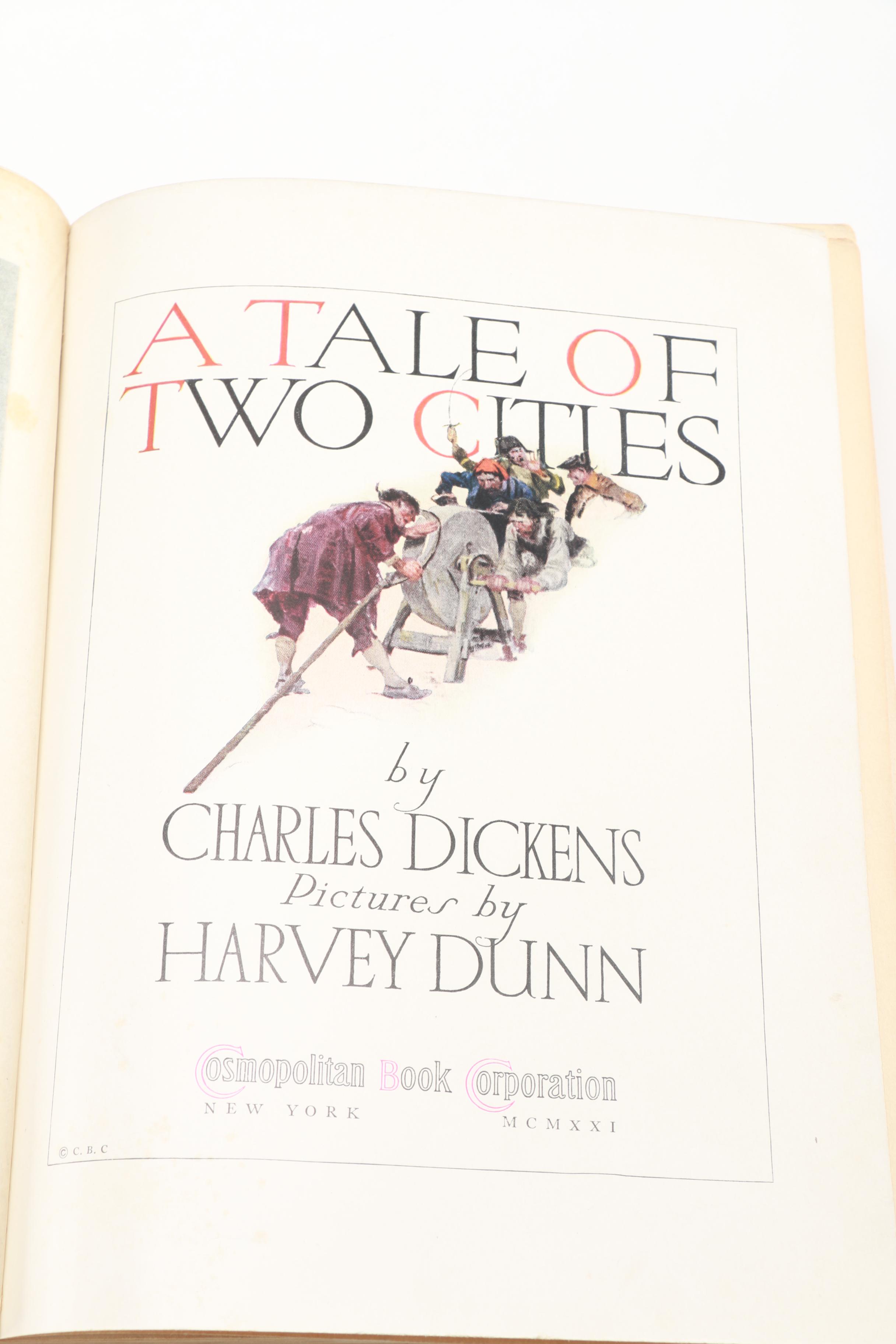 "A Tale of Two Cities" With Original Harvey Dunn Sketch