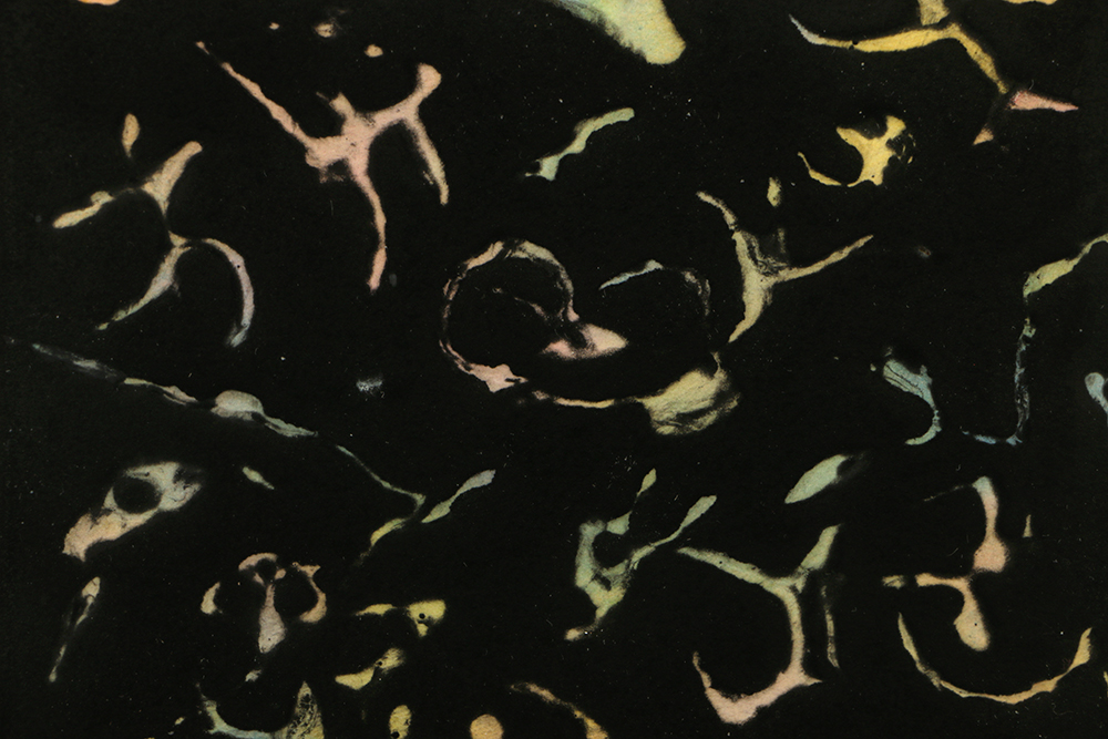 David M. Kirdy Limited Edition Etching with Watercolor on Paper "Night Sky"