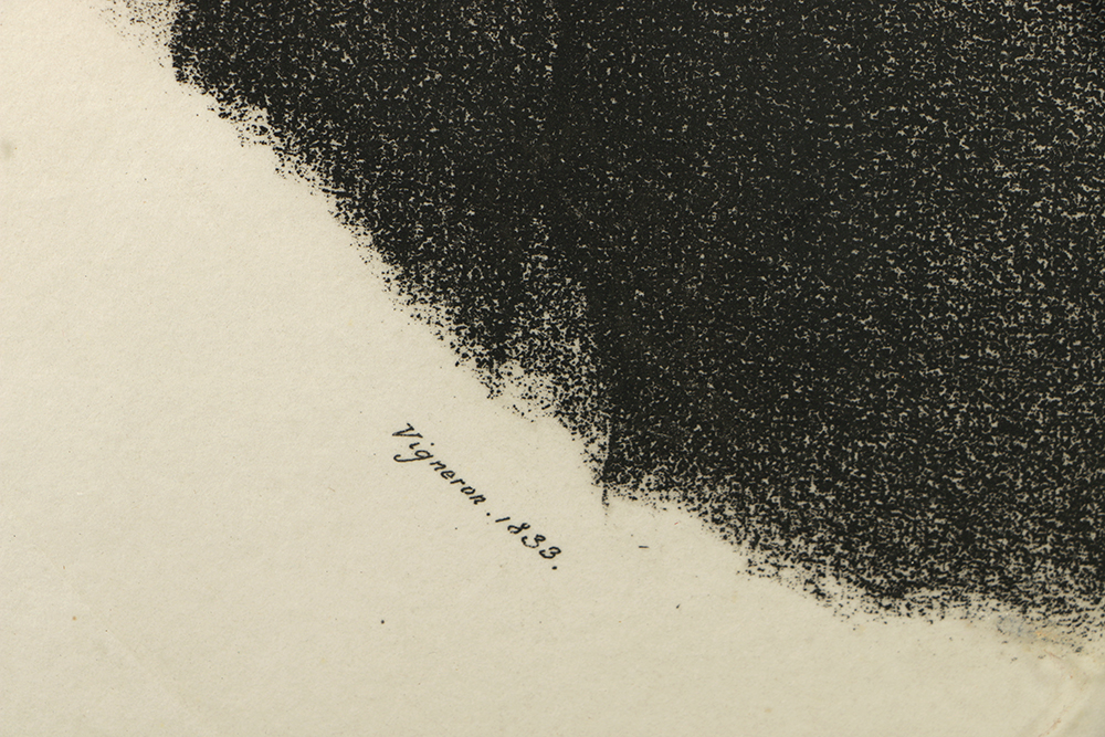 Limited Edition Etching after a Lithograph of Frédéric Chopin