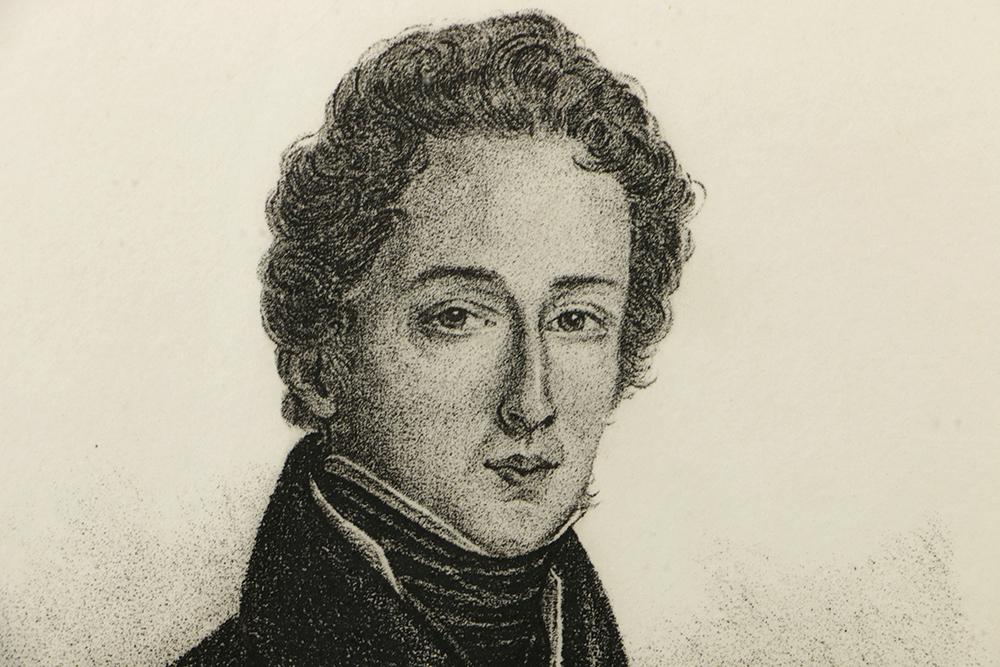 Limited Edition Etching after a Lithograph of Frédéric Chopin