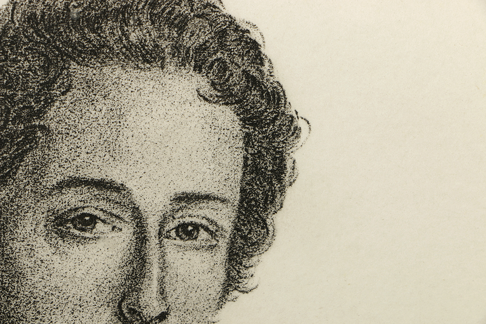 Limited Edition Etching after a Lithograph of Frédéric Chopin