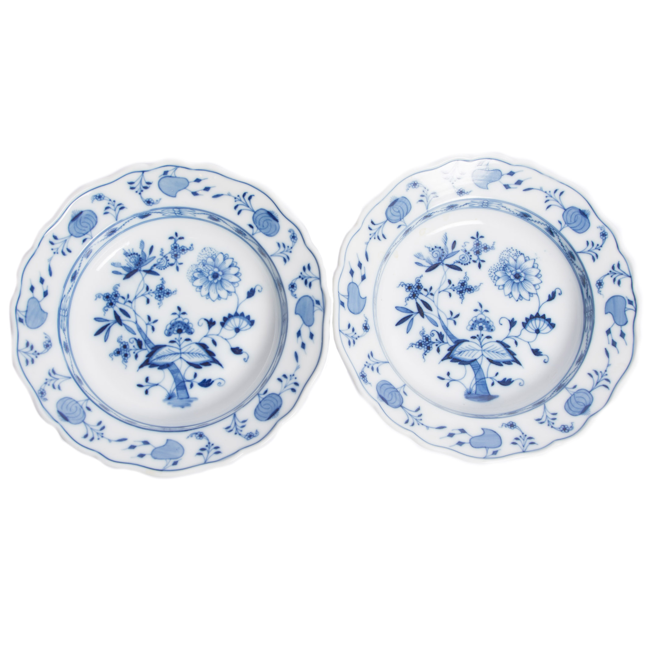 Meissen Blue Onion Pattern Bowls