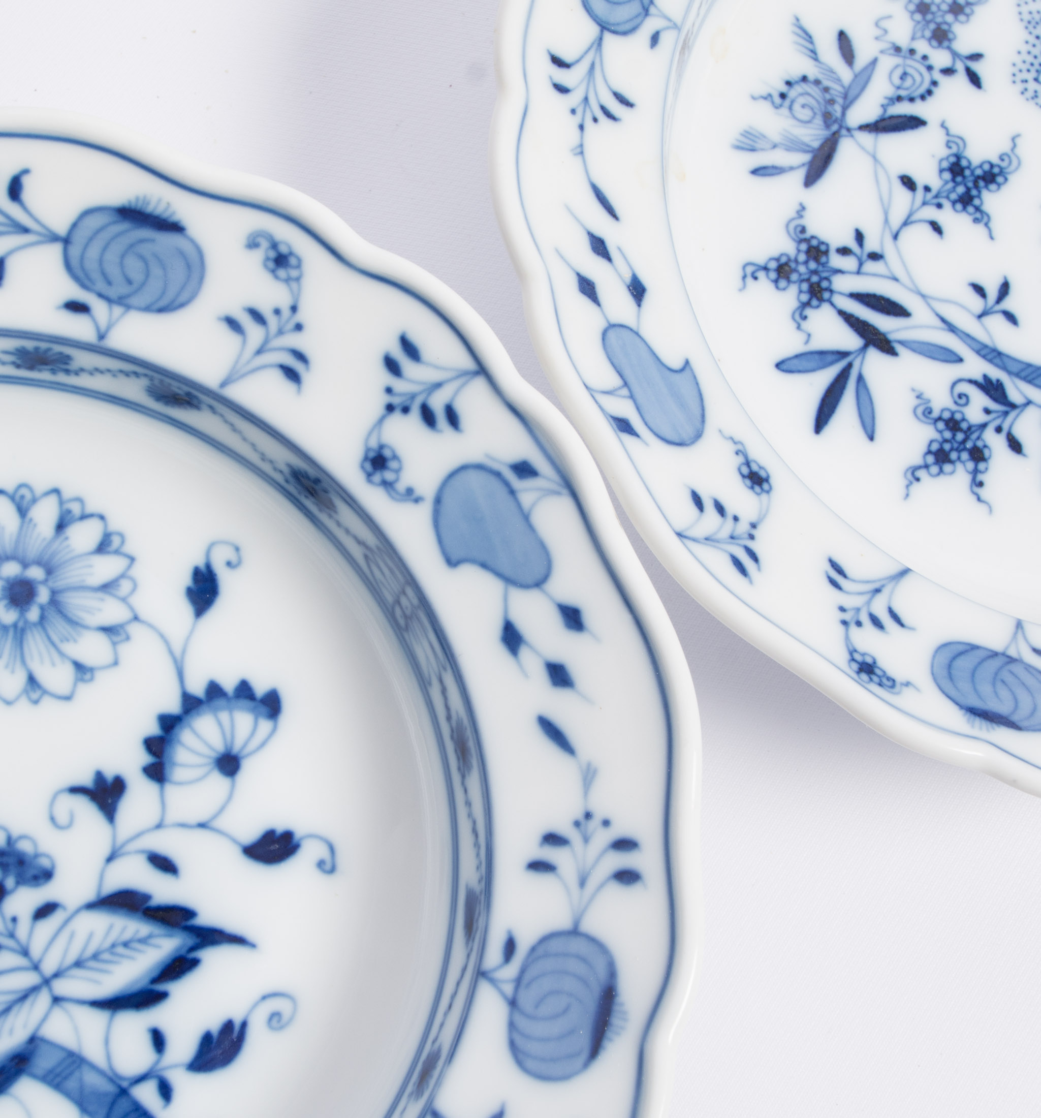 Meissen Blue Onion Pattern Bowls