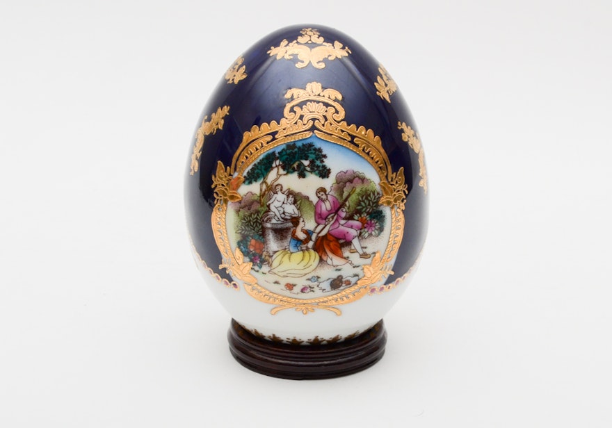 Limoges Porcelain Egg