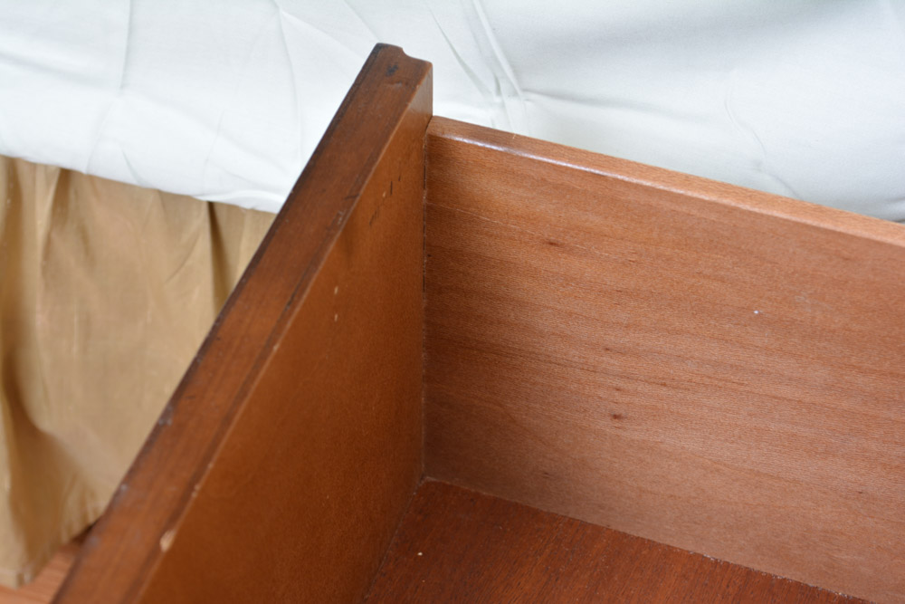 Vintage Campaign Style Nightstand by Henredon