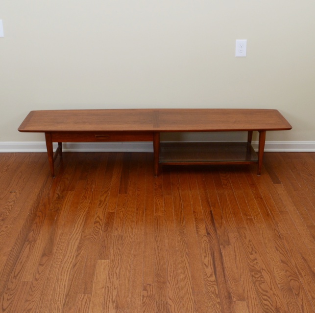 Mid Century Modern "Surfboard" Coffee Table by Lane
