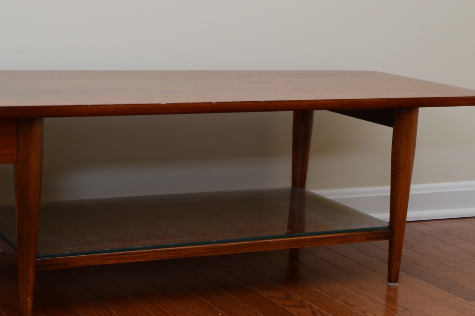 Mid Century Modern "Surfboard" Coffee Table by Lane