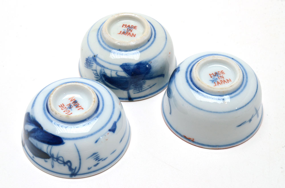 Japanese Porcelain Sake Cups