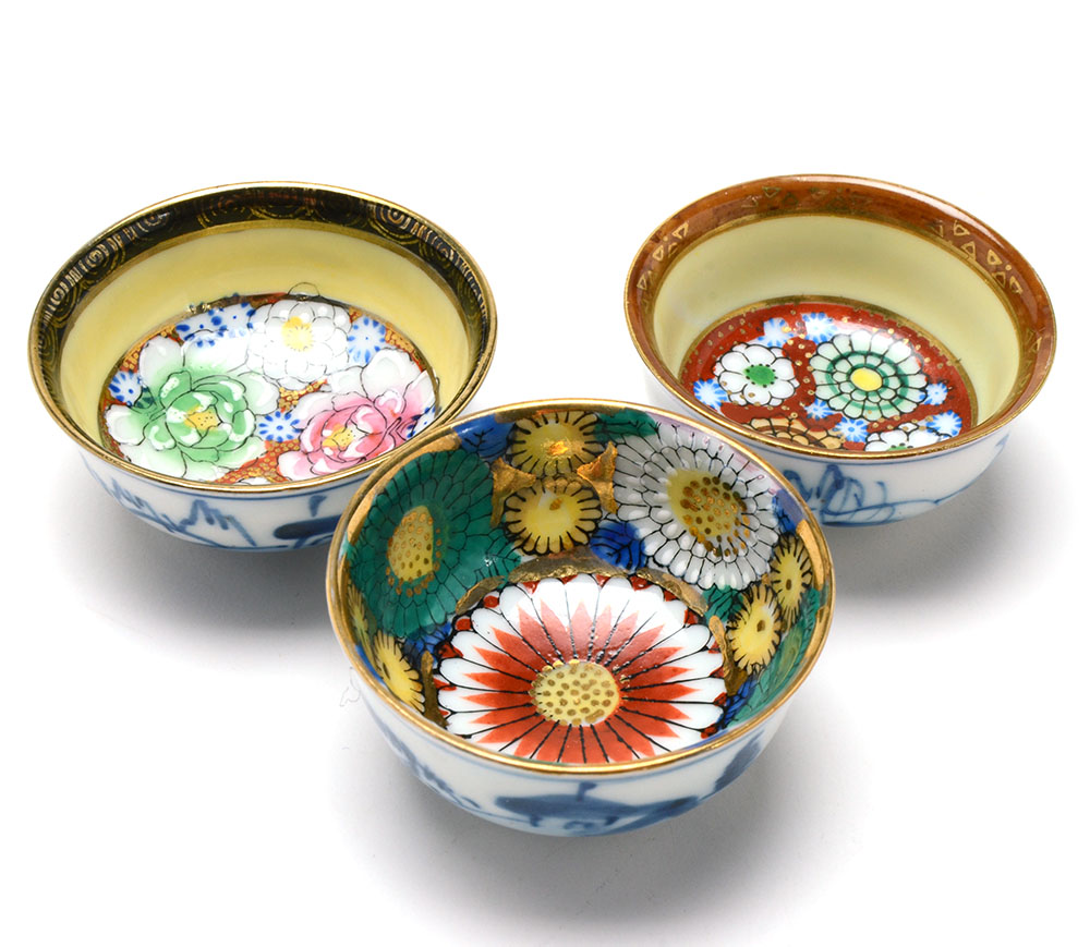 Japanese Porcelain Sake Cups
