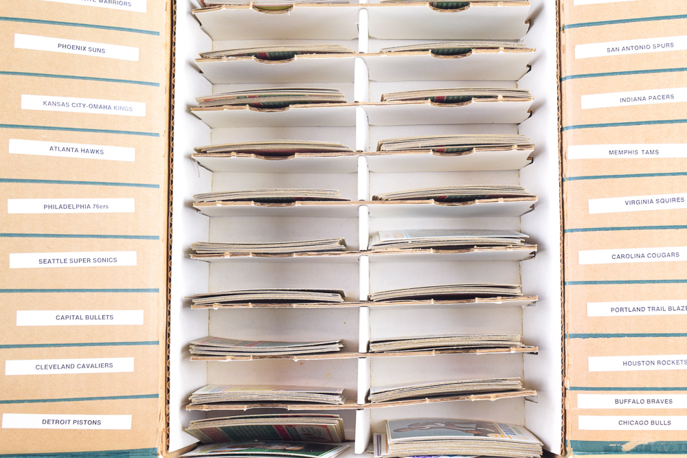 Vintage ABA and NBA Basketball Trading Cards from the Early 1970s