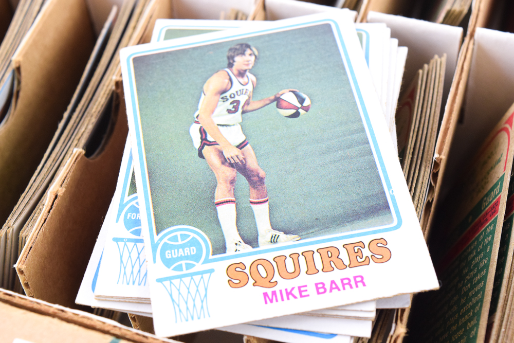 Vintage ABA and NBA Basketball Trading Cards from the Early 1970s
