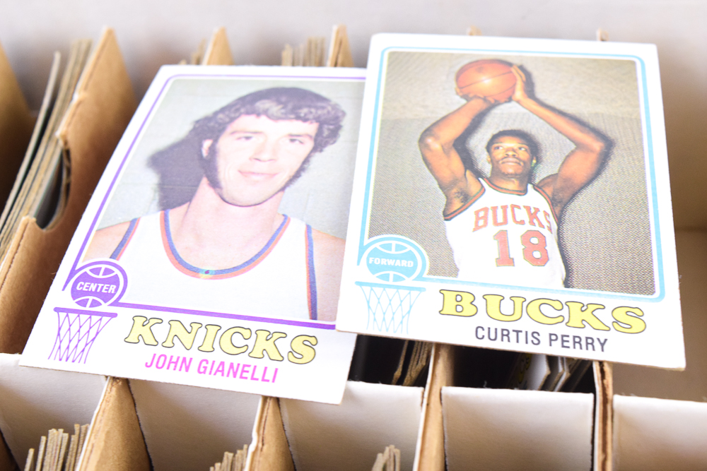 Vintage ABA and NBA Basketball Trading Cards from the Early 1970s