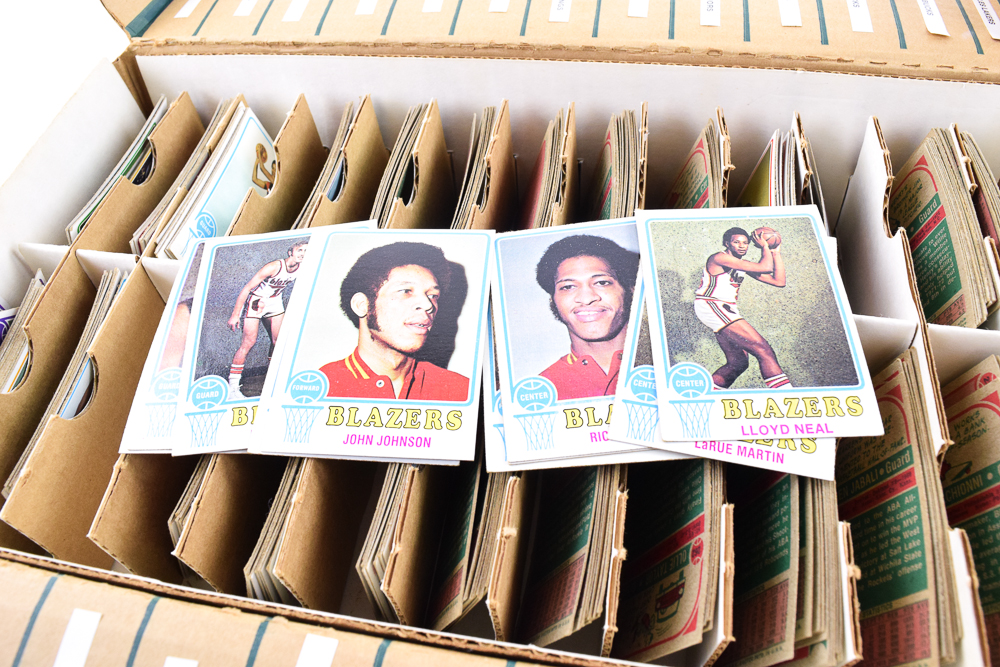 Vintage ABA and NBA Basketball Trading Cards from the Early 1970s