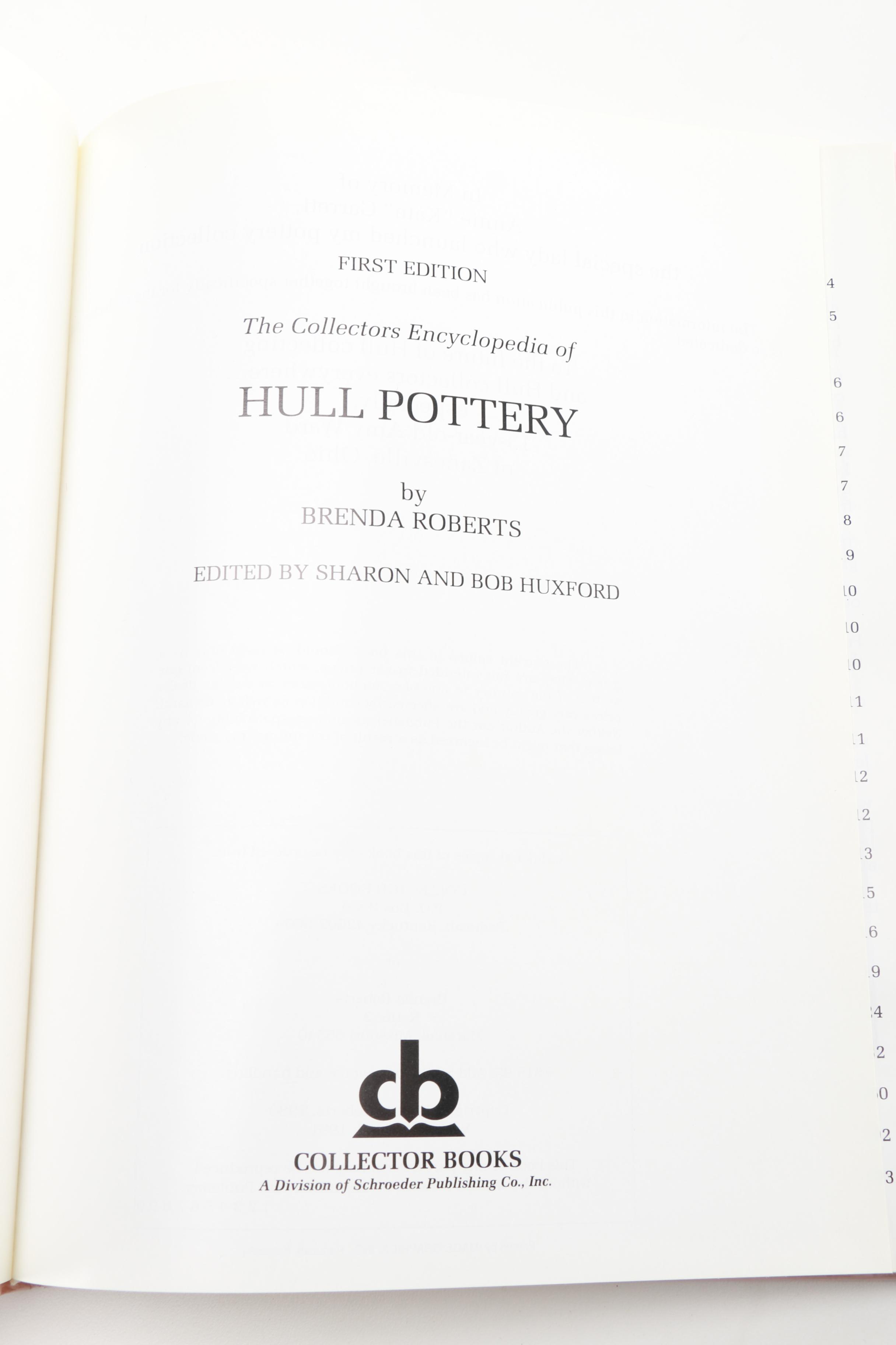 Collection of Pottery Collector Encyclopedias