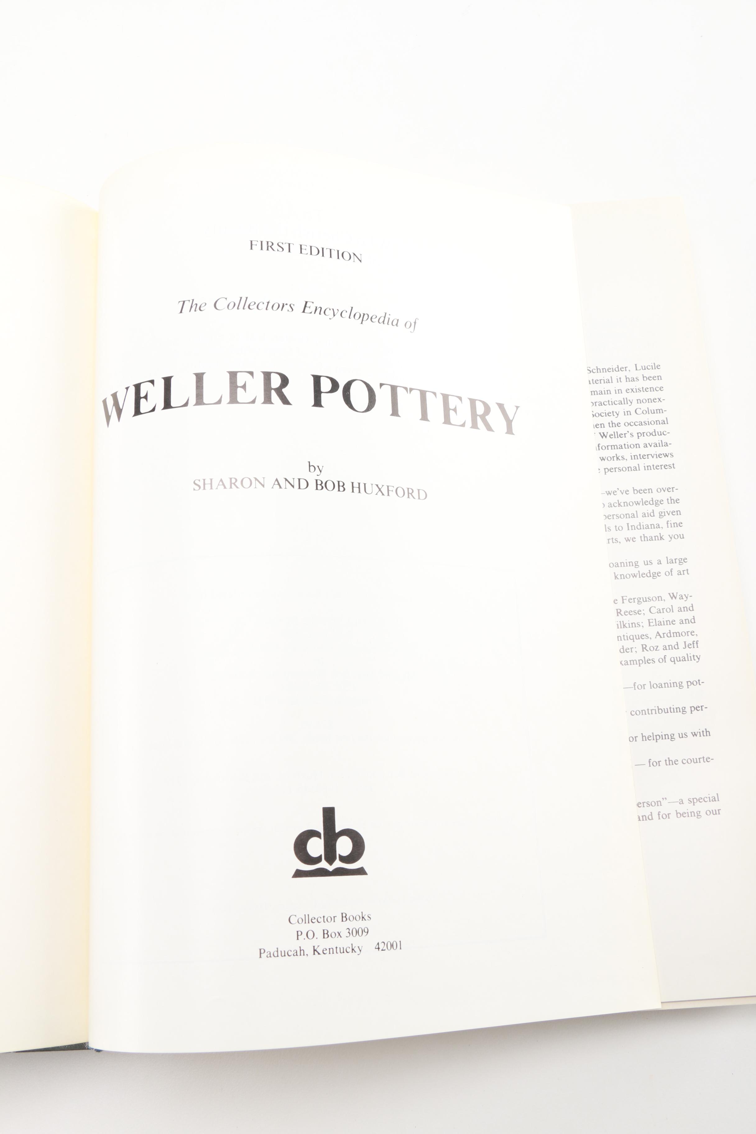 Collection of Pottery Collector Encyclopedias