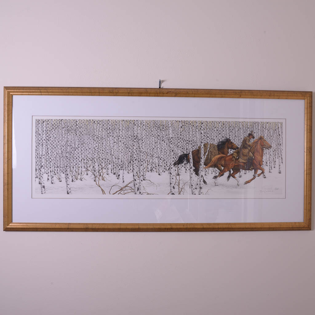 Bev Doolittle Limited Edition Print "Sacred Ground Birch Horse"