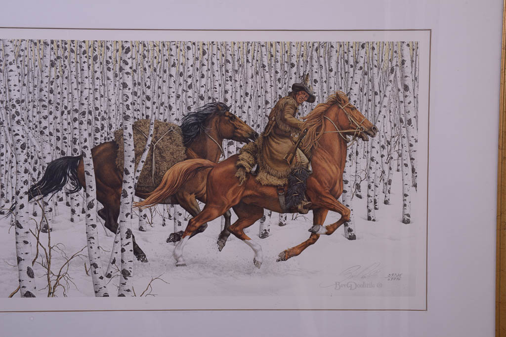 Bev Doolittle Limited Edition Print "Sacred Ground Birch Horse"