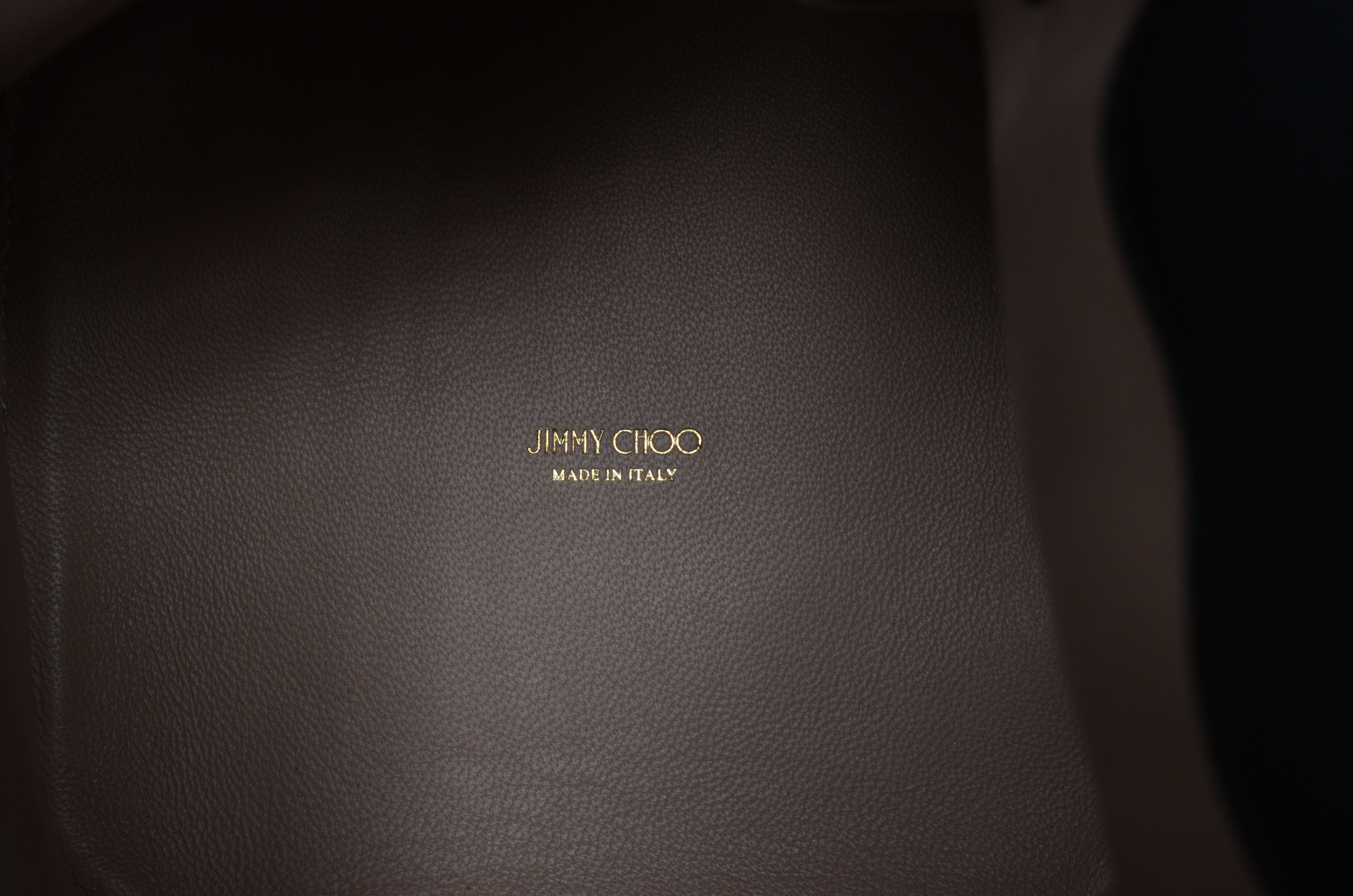 Jimmy Choo Eve Black Nappa Leather Bucket Bag