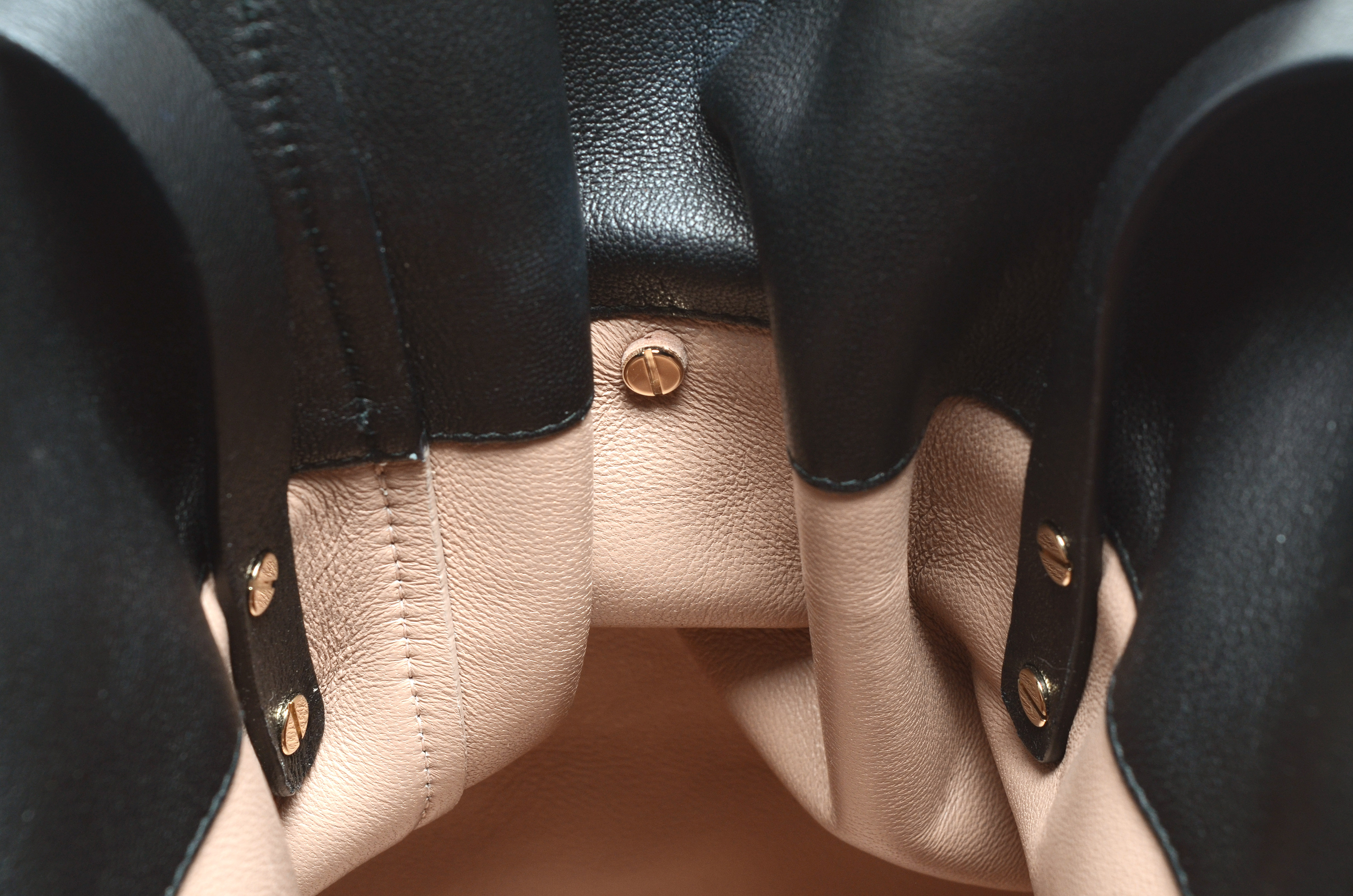 Jimmy Choo Eve Black Nappa Leather Bucket Bag