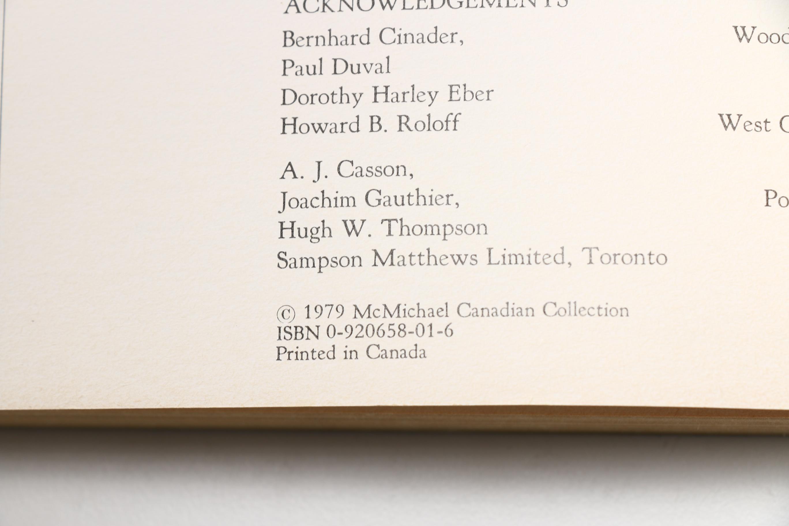 Collection of Books on Canadian Artist