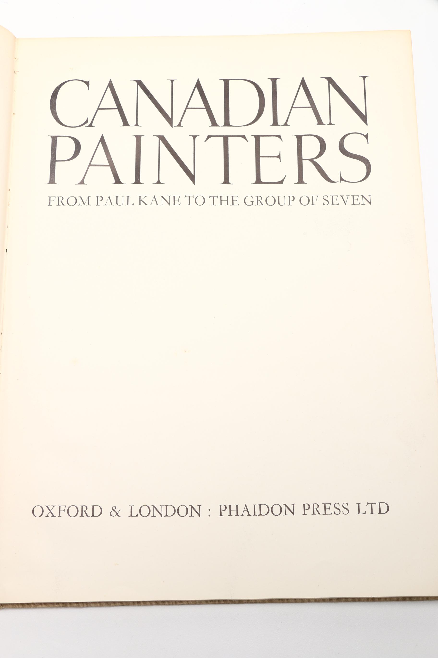 Collection of Books on Canadian Artist