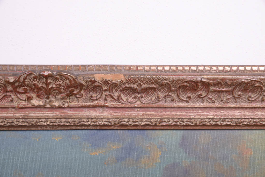 Nicholas Briganti Oil Painting in Gilt Frame