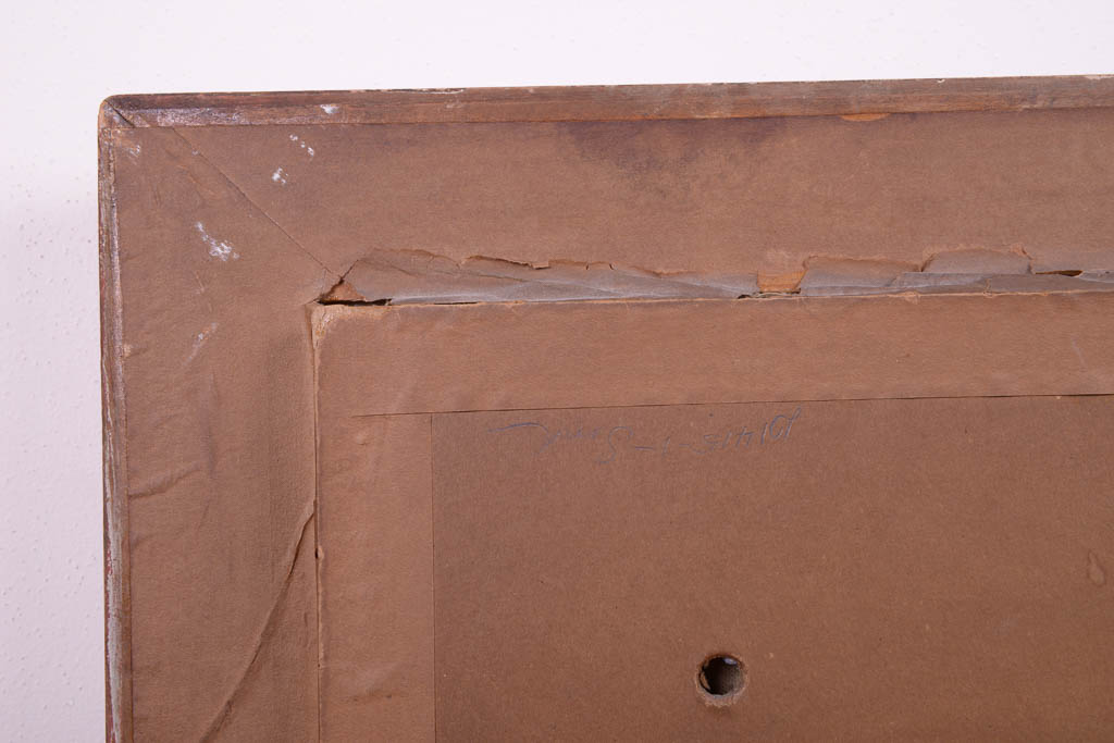 Nicholas Briganti Oil Painting in Gilt Frame