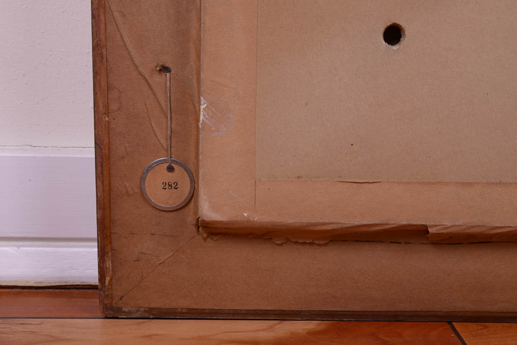 Nicholas Briganti Oil Painting in Gilt Frame