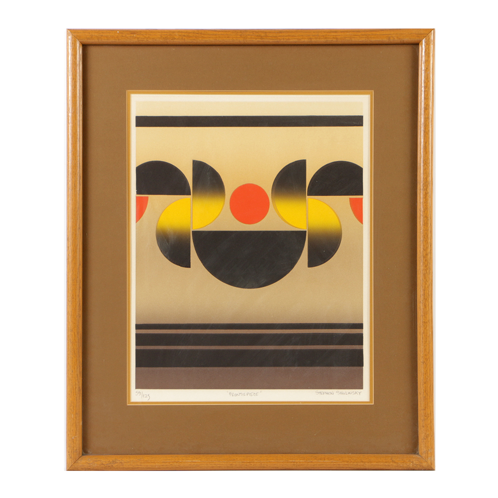 Stephen Sholinsky Limited Edition Lithograph on Paper "Frontispiece"
