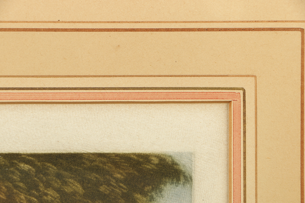 Eugene Tily Color Mezzotint on Paper Print of Children