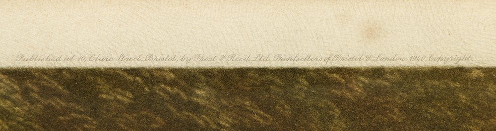 Eugene Tily Color Mezzotint on Paper Print of Children