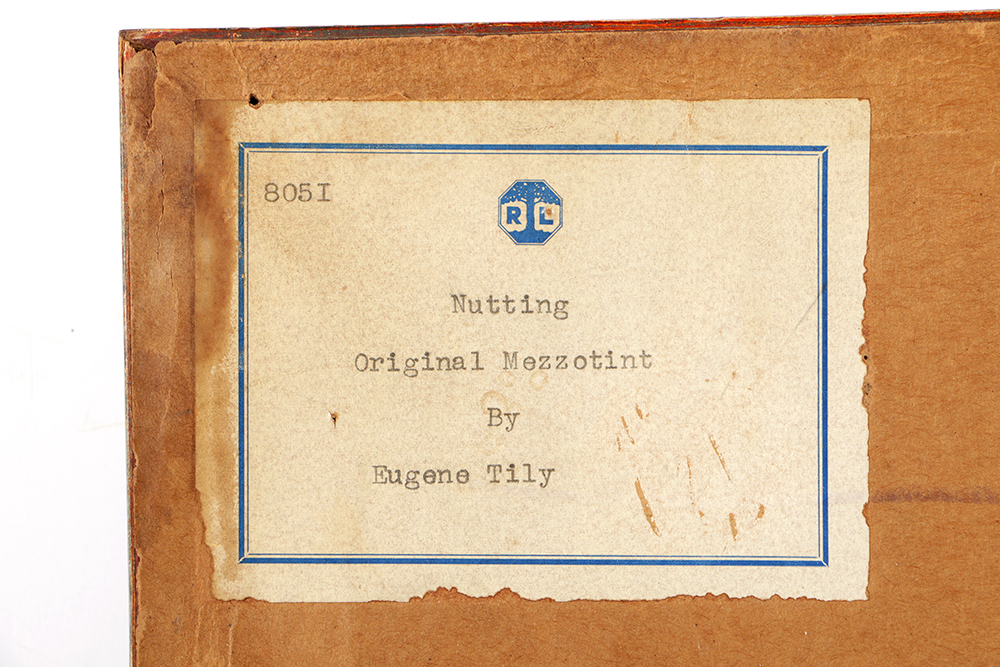 Eugene Tily Color Mezzotint on Paper Print of Children