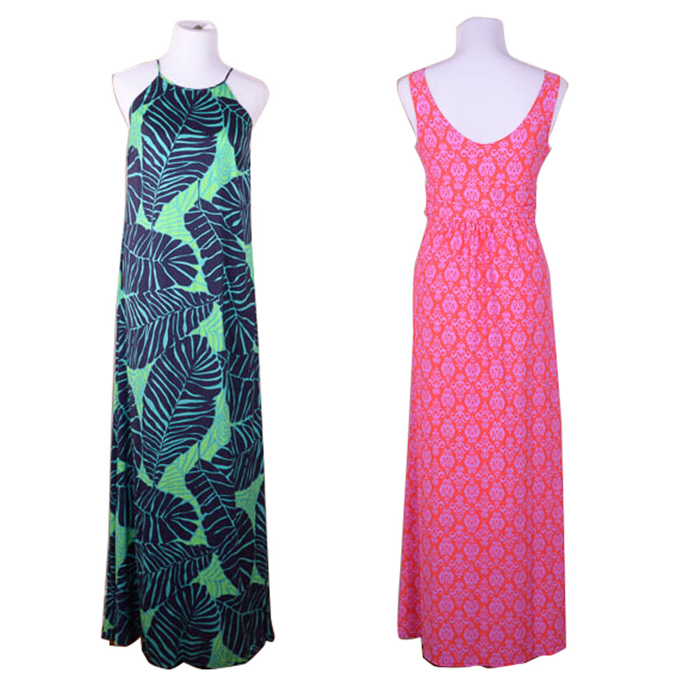 Pair of Maxi Dresses, Bracelet and Clutch Featuring Lilly Pulitzer