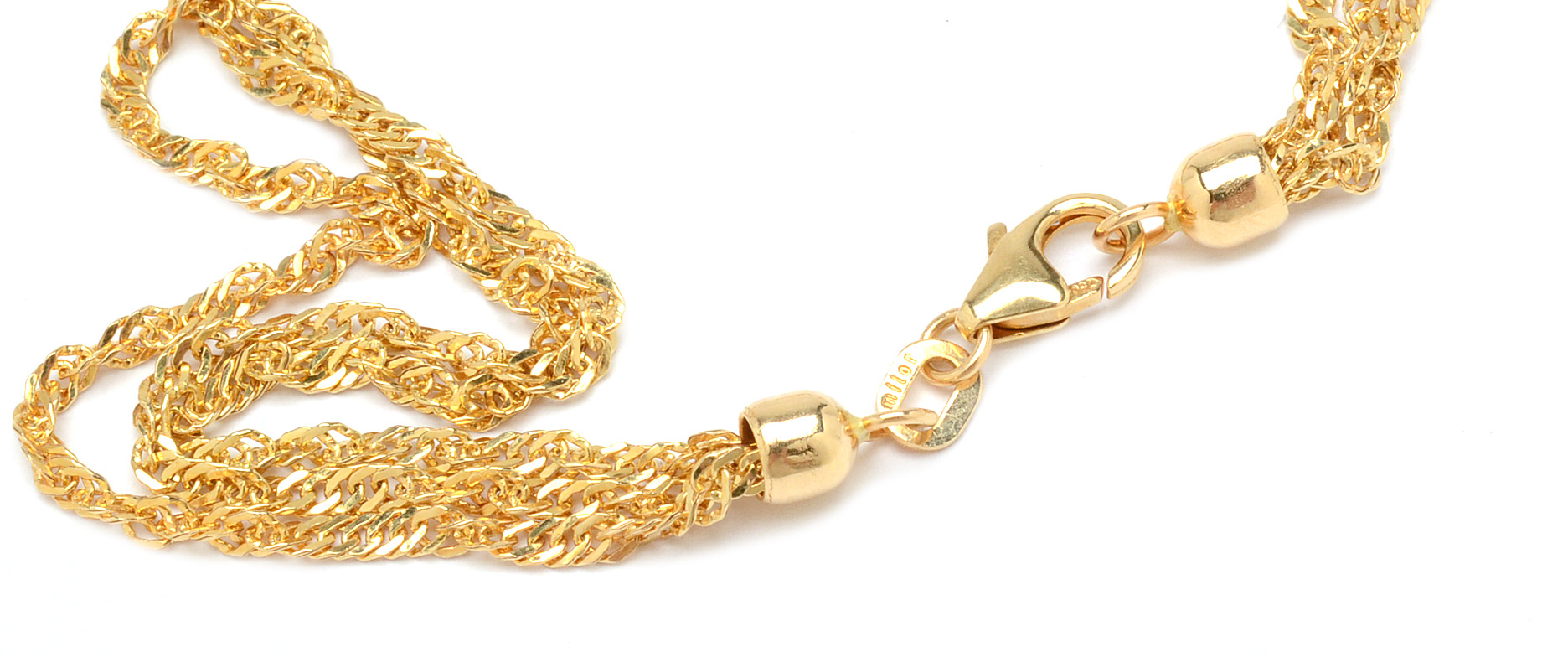 18K Yellow Gold Milor Multi-Chain Bracelet