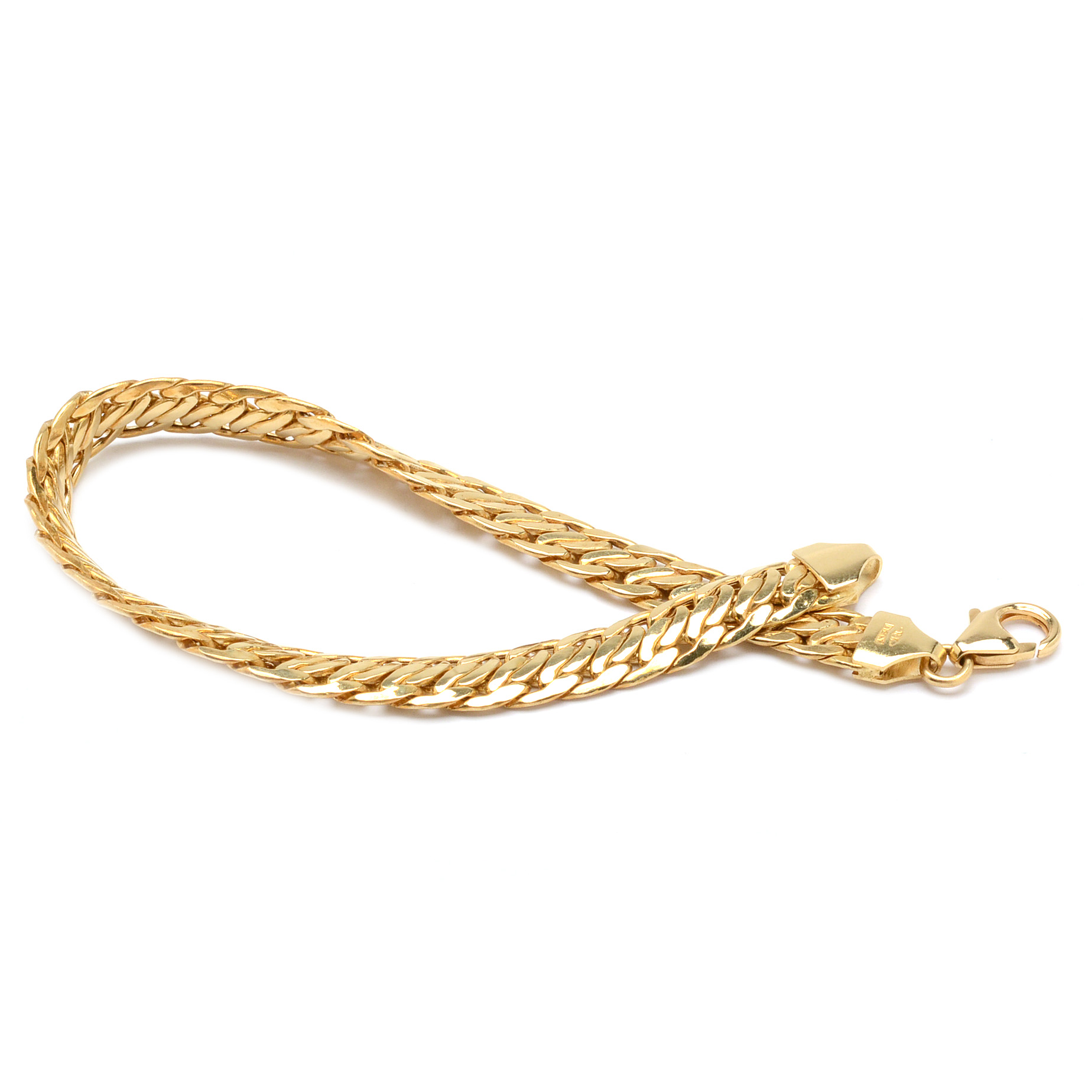 18K Yellow Gold Milor Chain Link Bracelet