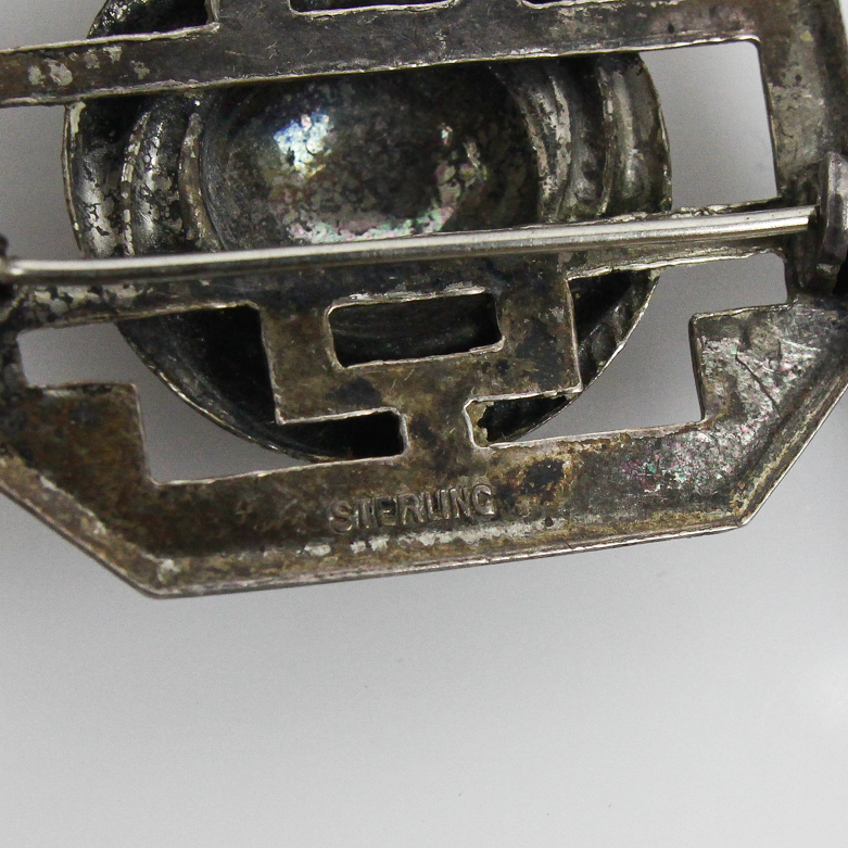 Assortment of Sterling Silver Brooches