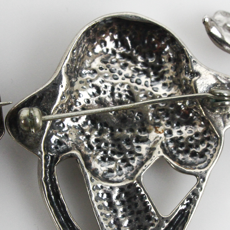 Assortment of Sterling Silver Brooches