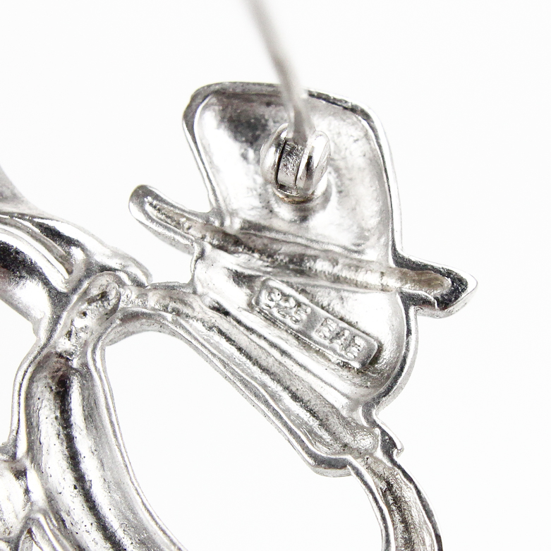 Assortment of Sterling Silver Brooches