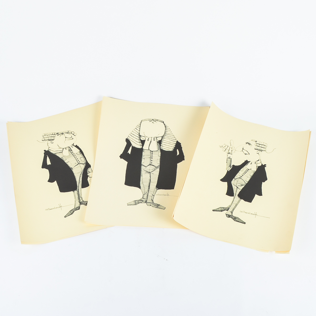 Collection of G.R. Cheesbrough Barrister Prints