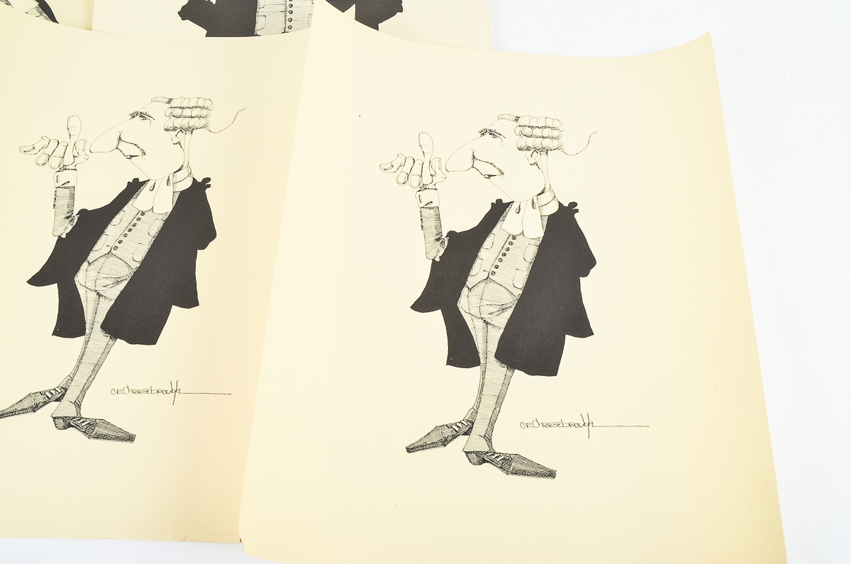 Collection of G.R. Cheesbrough Barrister Prints