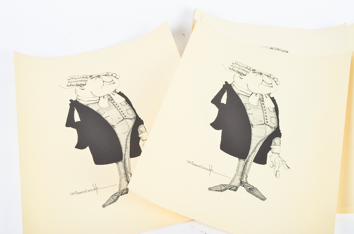 Collection of G.R. Cheesbrough Barrister Prints