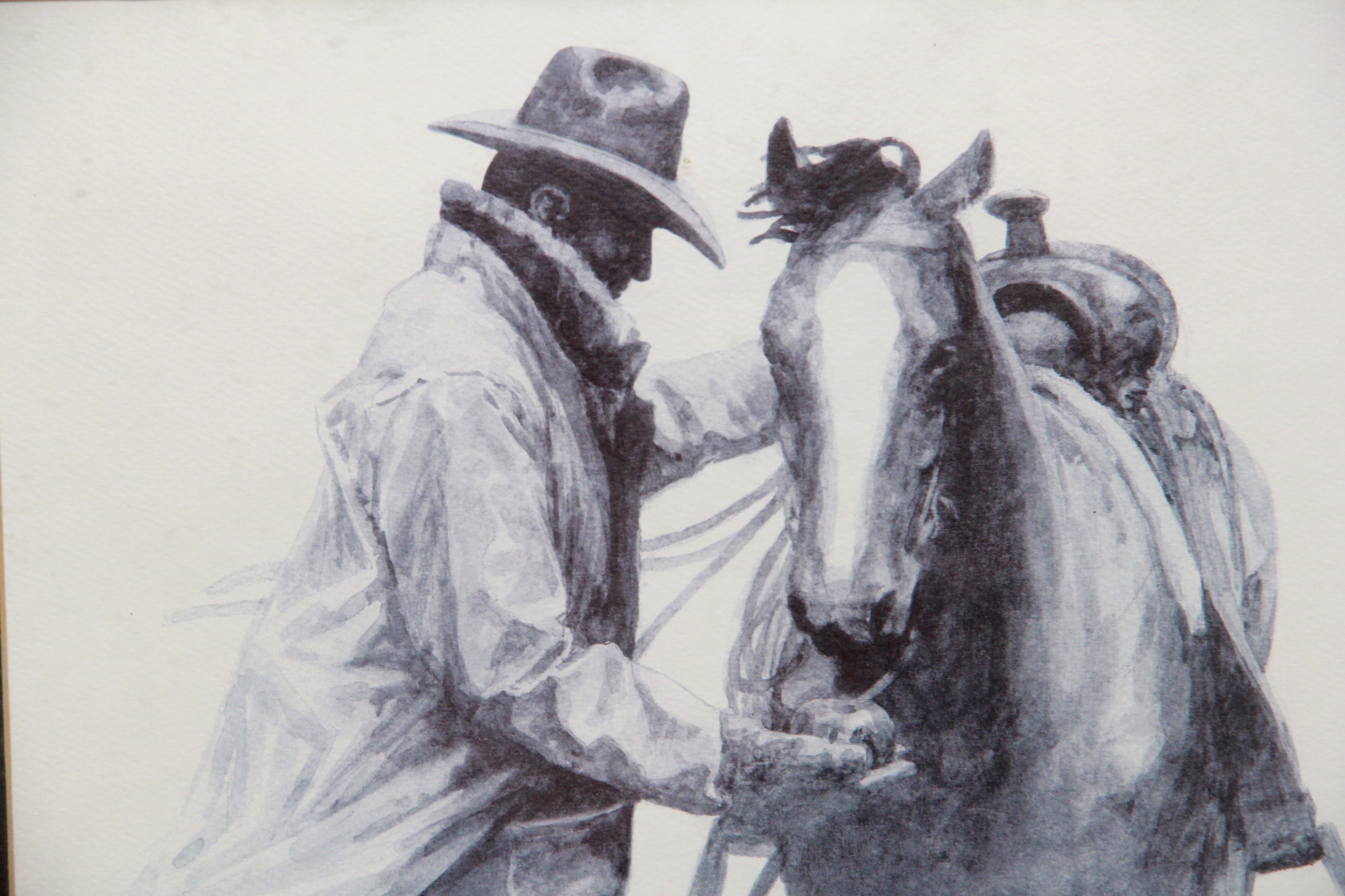 W.H. Ford Lithograph "Partners"