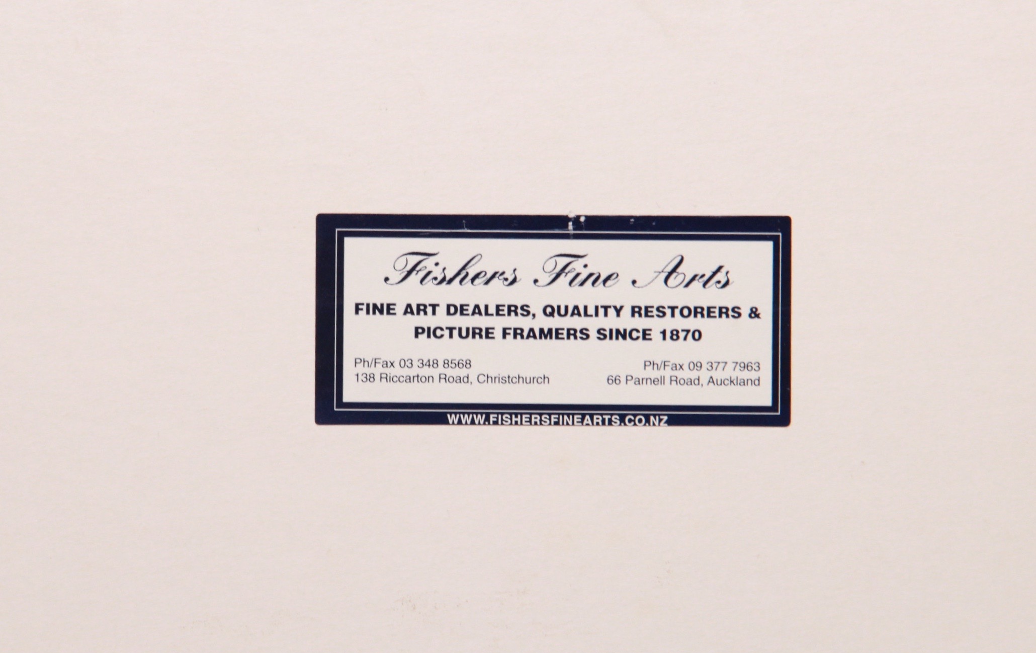 W.H. Ford Lithograph "Partners"